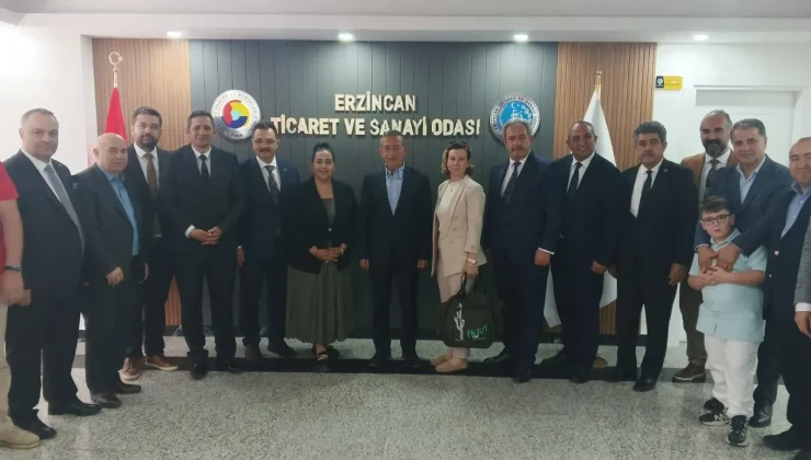 TİMBİR’den Erzincan TSO Başkanı Ahmet Tanoğlu’na ziyaret