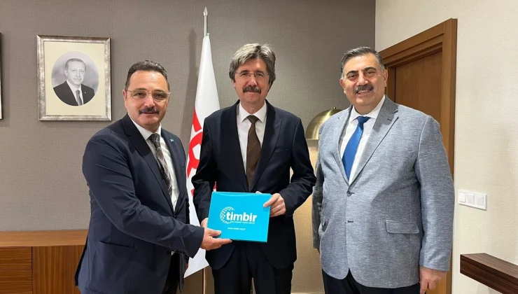 TİMBİR’den TRT Yönetim Kurulu Başkanı Prof. Dr. Ferudun Yılmaz’a ziyaret