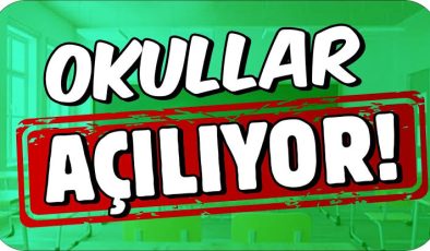 Türkiye Genelinde Okullar 8 Eylül’de Açılıyor: Milyonlarca Öğrenci Yeni Eğitim – Öğretim Yılına Başlayacak