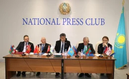 Kazakistan’da Türk dünyası gazetecilerinden tarihi buluşma