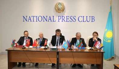 Kazakistan’da Türk dünyası gazetecilerinden tarihi buluşma