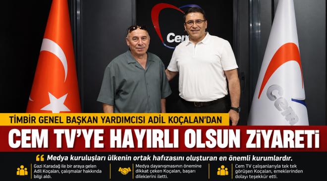 TİMBİR’DEN CEM TV’YE HAYIRLI OLSUN ZİYARETİ