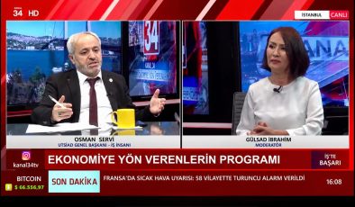 KANAL 34 CANLI YAYININDA EKONOMİ VE İŞ DÜNYASI MASAYA YATIRILDI