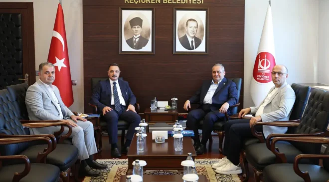 TİMBİR heyetinden Keçiören Belediye Başkanı Mesut Özarslan’a ziyaret