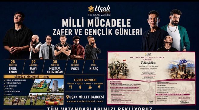 Milli Mücadele, Zafer ve Gençlik Günleri Uşak’ta Coşkuyla Kutlanacak