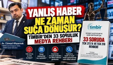 TİMBİR’den medya için kritik rehber: “Yanıltıcı bilgi” suçunda 33 soru, 33 yanıt