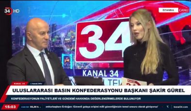 KANAL 34 EKRANLARINDA GÜNDEM ÖZEL: MEDYANIN GELECEĞİ VE BASIN MESLEK YASASI KONUŞULDU